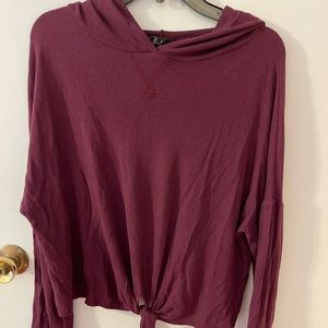 Forever 21 cropped hoodie shirt